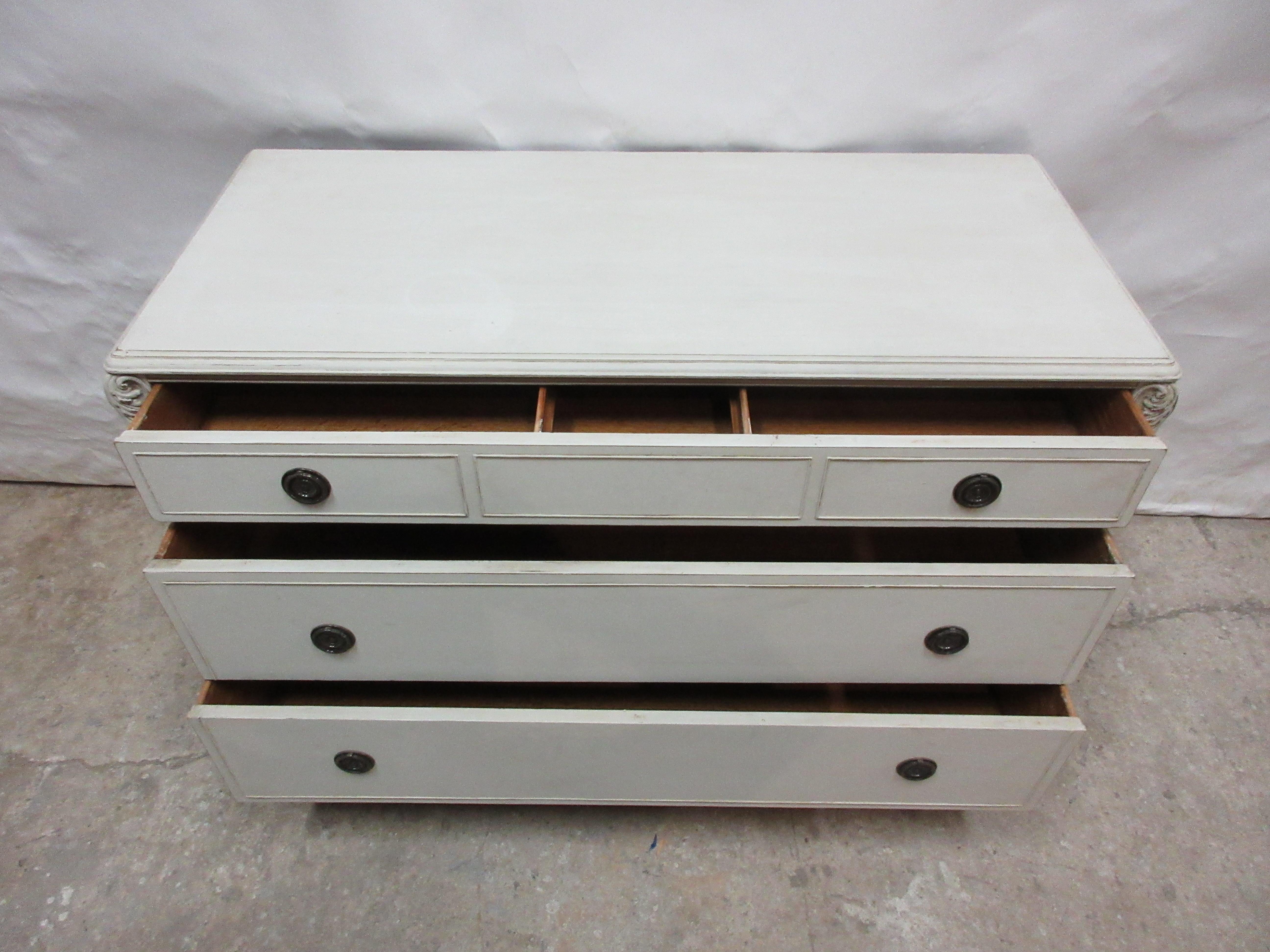 Rococo Style Chest of Drawers In Good Condition In Hollywood, FL