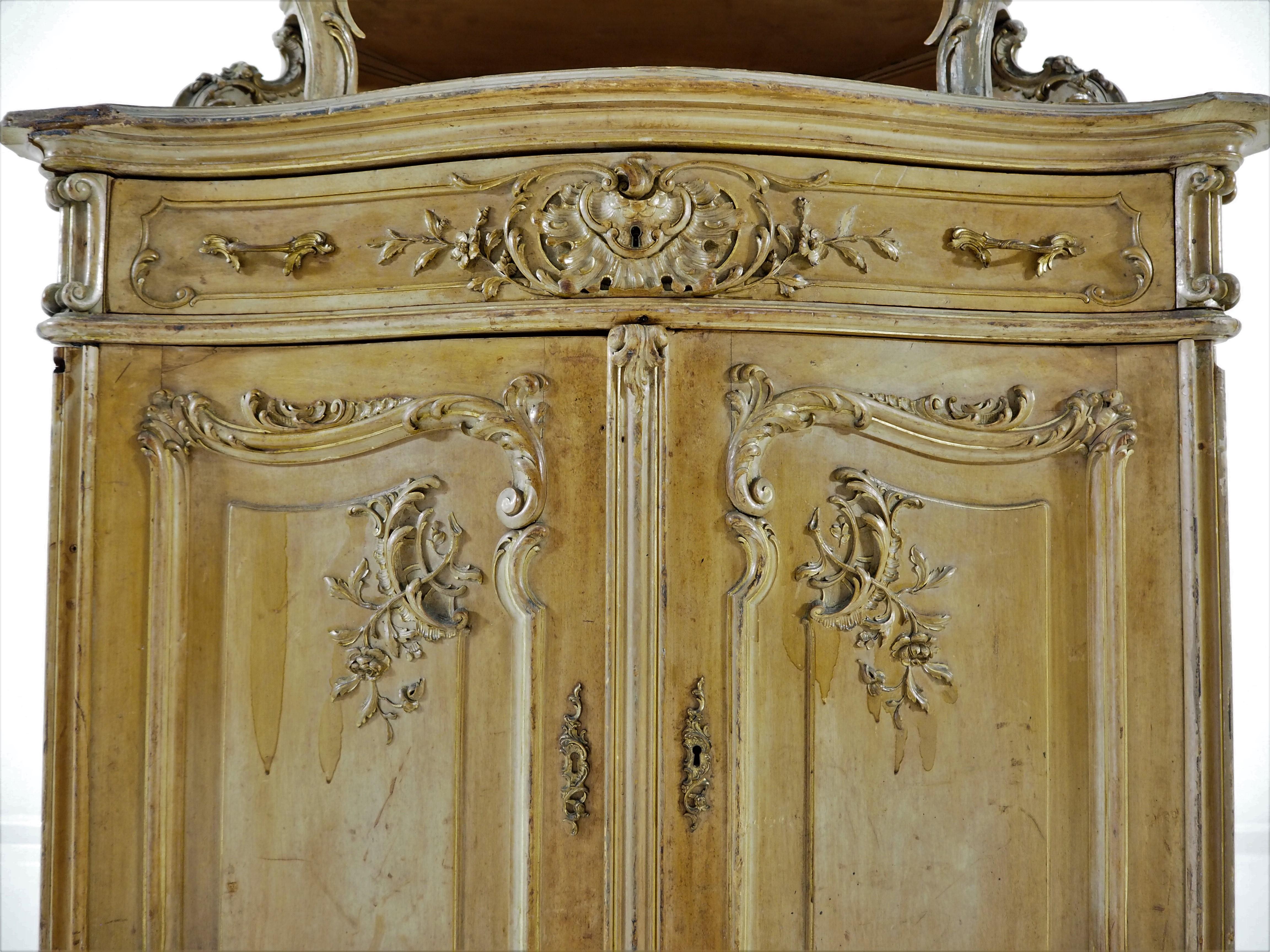 Woodwork  Rococo Style Cupboard, 1920s
