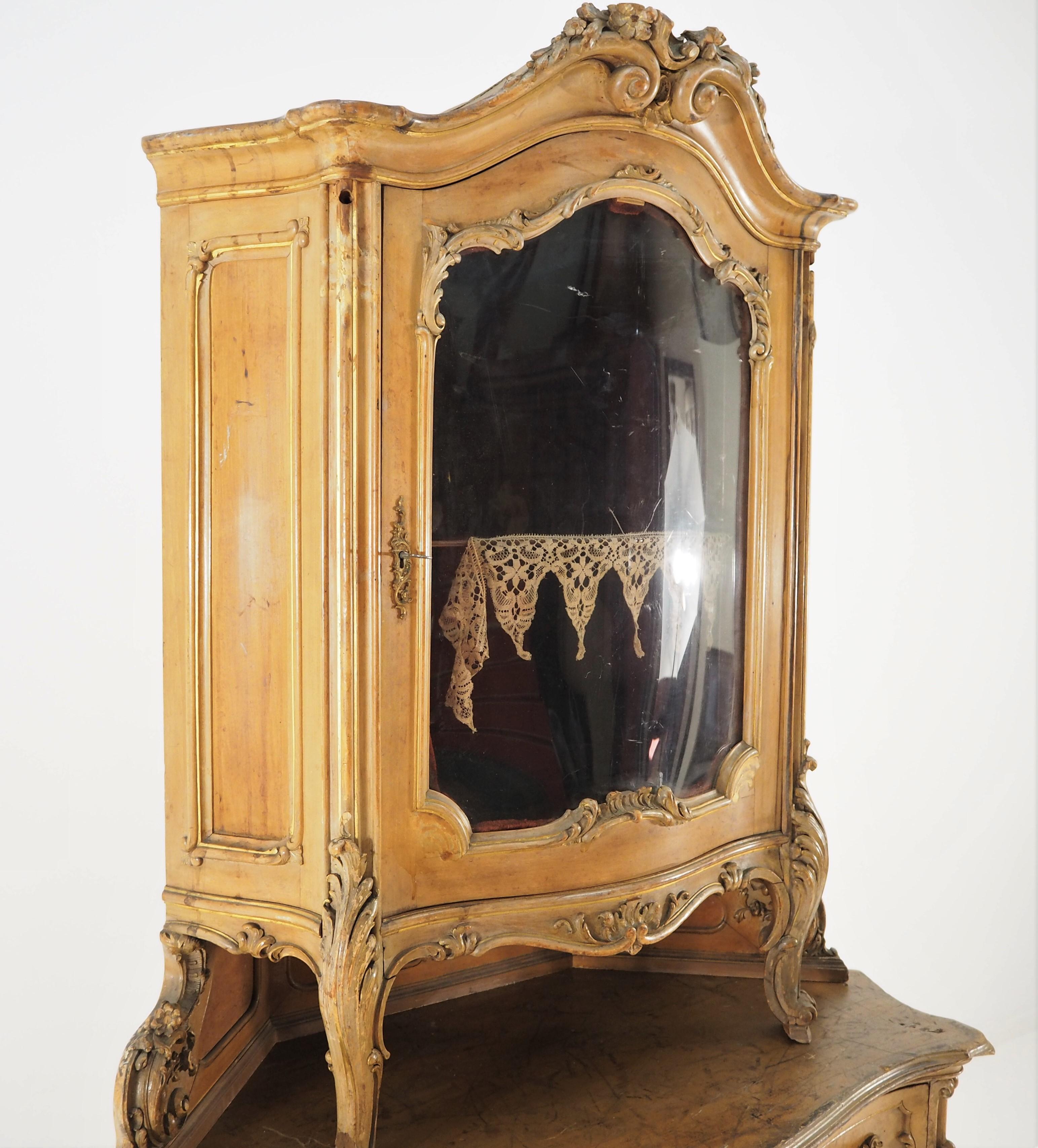 Early 20th Century  Rococo Style Cupboard, 1920s