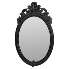 Rokoko Stil Ebonized Wood Wandspiegel