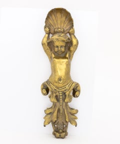 Rococo Style Gilt Bronze Architectural Mounts, 2