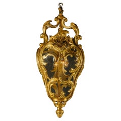  Rococo Style Gilt-Bronze Hall Lantern