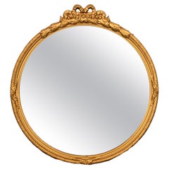 Antique Rococo Style Giltwood Mirror