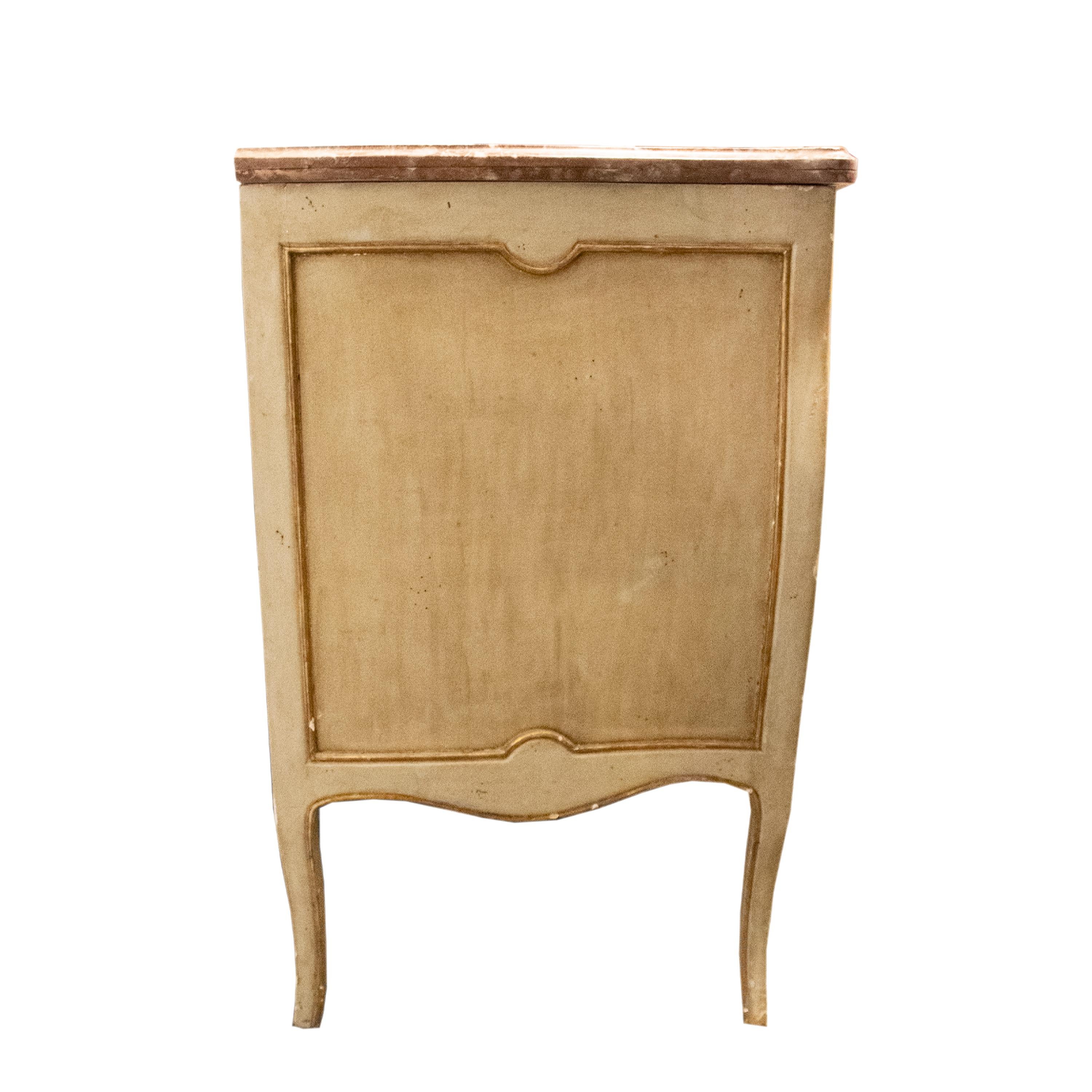 Legno Stile rococò  Cassettone a due cassetti realizzato a mano, Italia, XIX secolo. in vendita