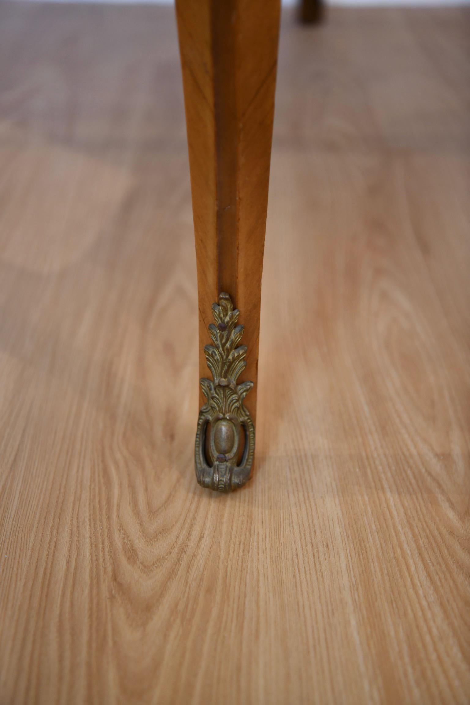 Rococo-Style Inlaid Dining Table 1