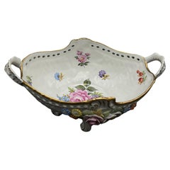 Rococo style Jardinière with hand-painted floral pattern from PMP Germany