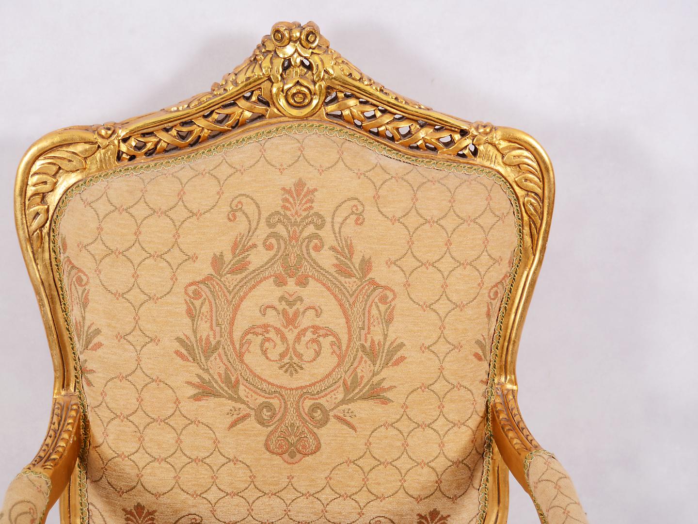 Rococo Chaise de style rococo de la fin du XIXe siècle en vente