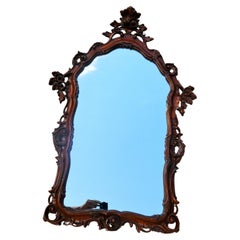 Espejo y consola de estilo rococó