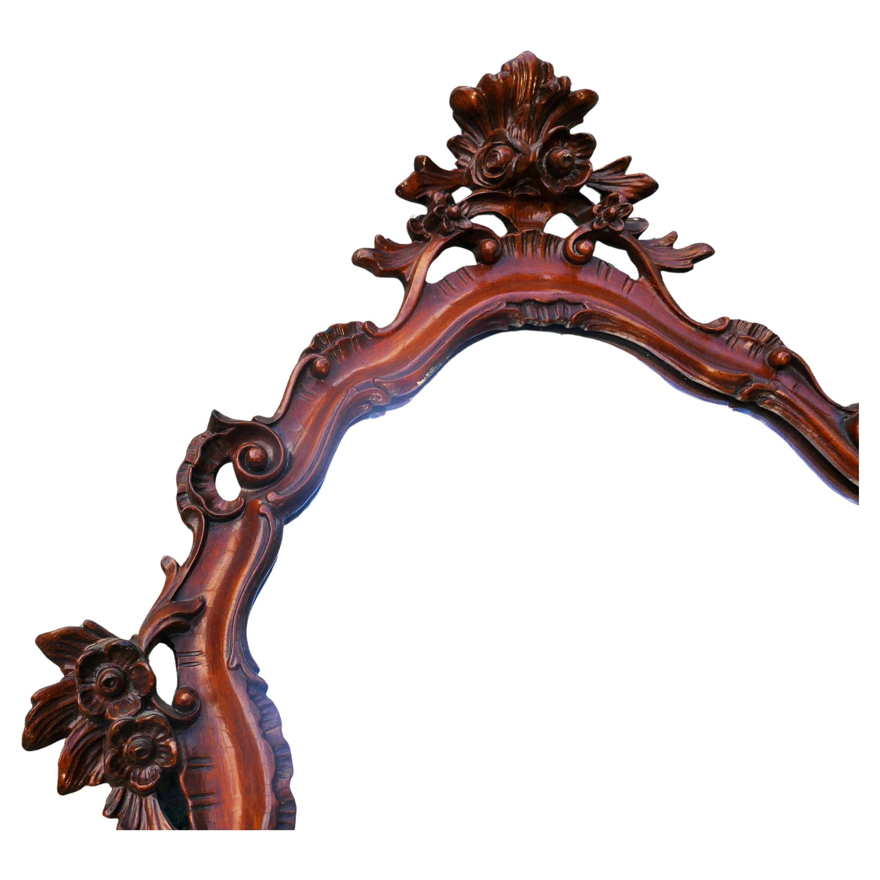 Rococo Miroir et console de style rococo en vente
