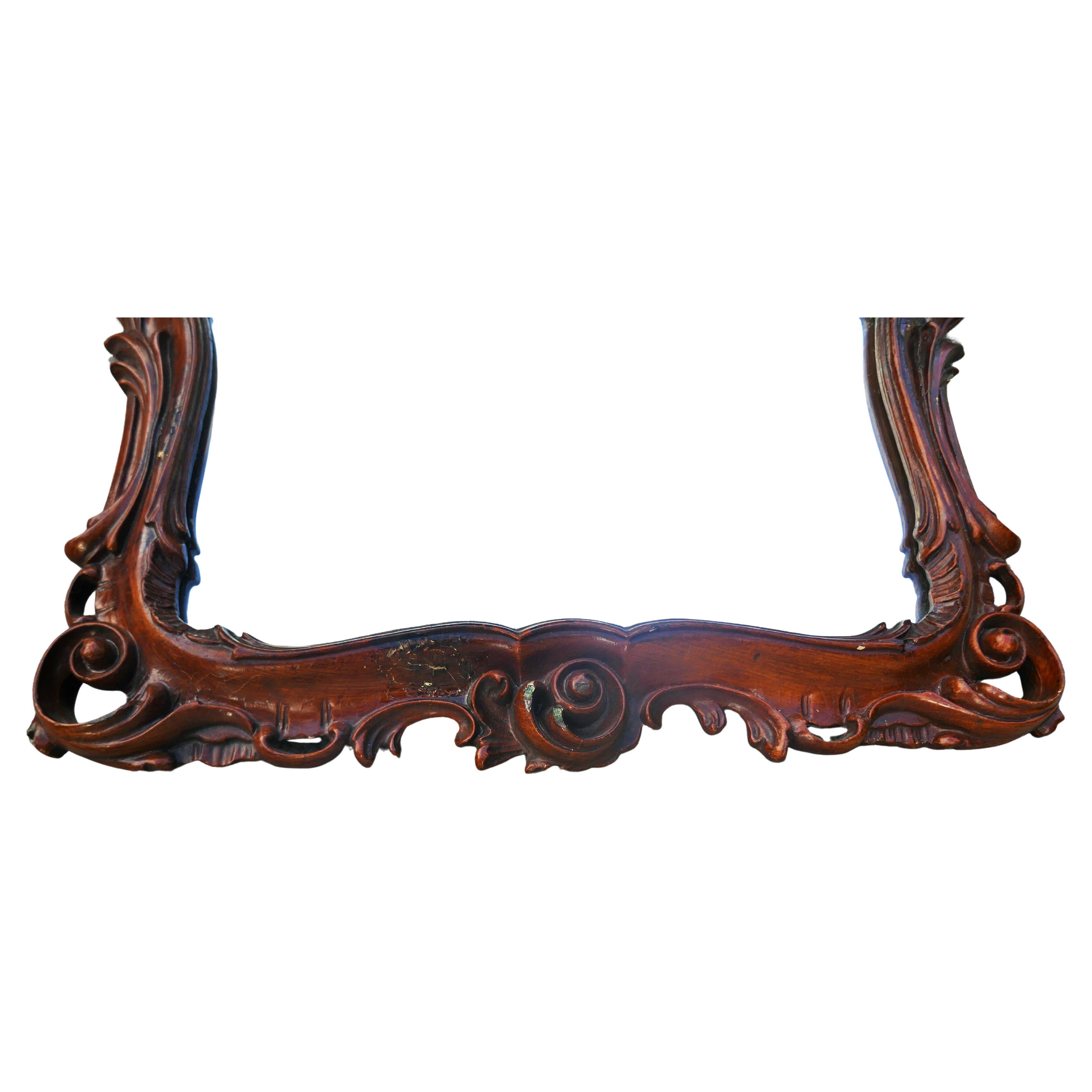 Miroir et console de style rococo État moyen - En vente à Lugo, IT
