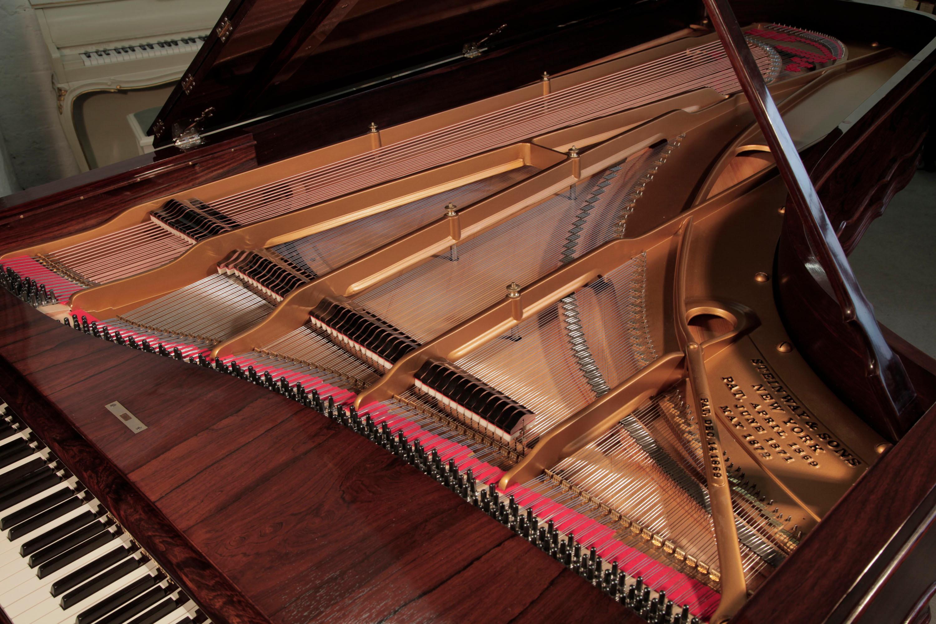 Steinway Centennial Concert Grand in stile rococò in palissandro intagliato in vendita 1