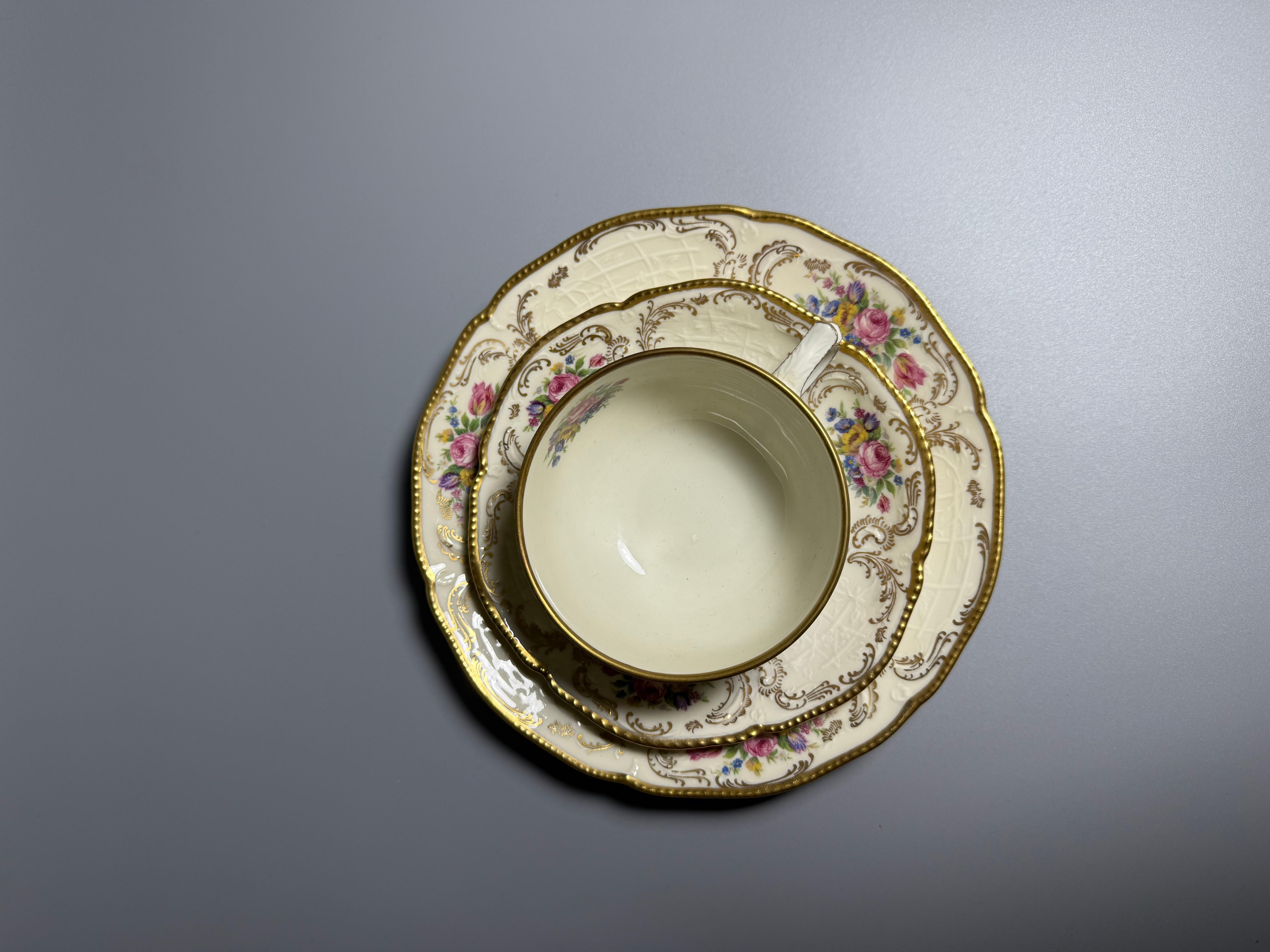 Rococó Vintage juego de café/té Rosenthal Sanssouci Años 30 en Bueno estado para la venta en Uppsala , SE