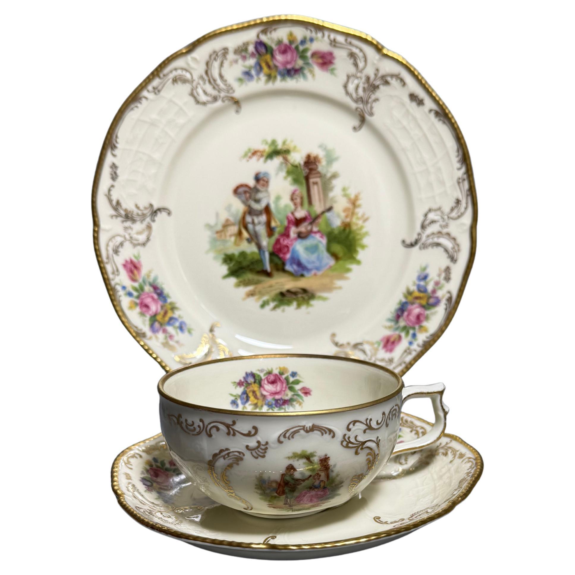 Rococo Vintage coffee/tea set Rosenthal Sanssouci 1930s