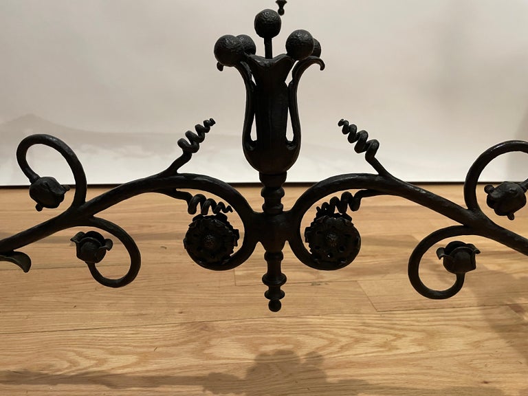 Rococo Wrought Iron Low Table For Sale 4