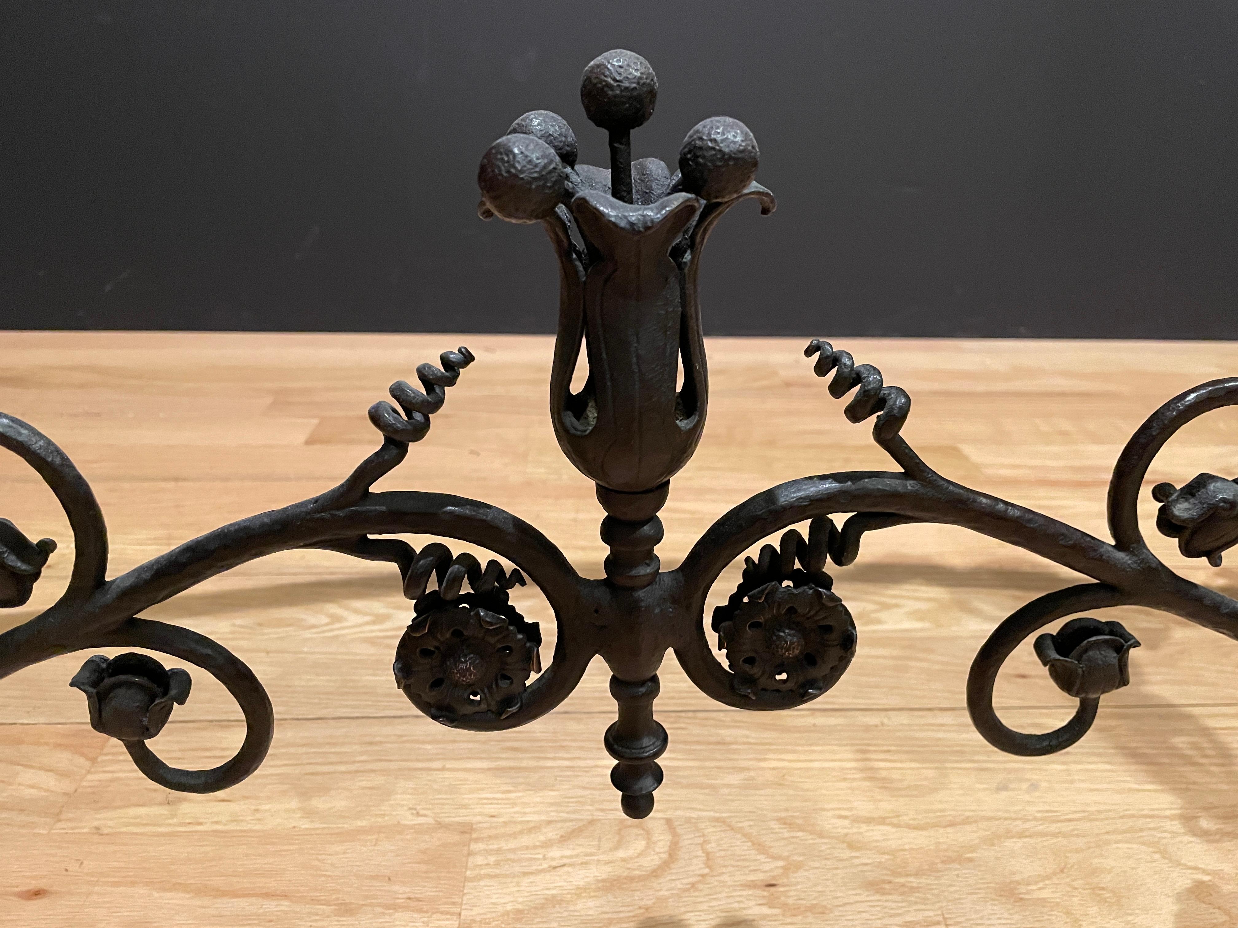 Hand Wrought Iron Low Table For Sale 6