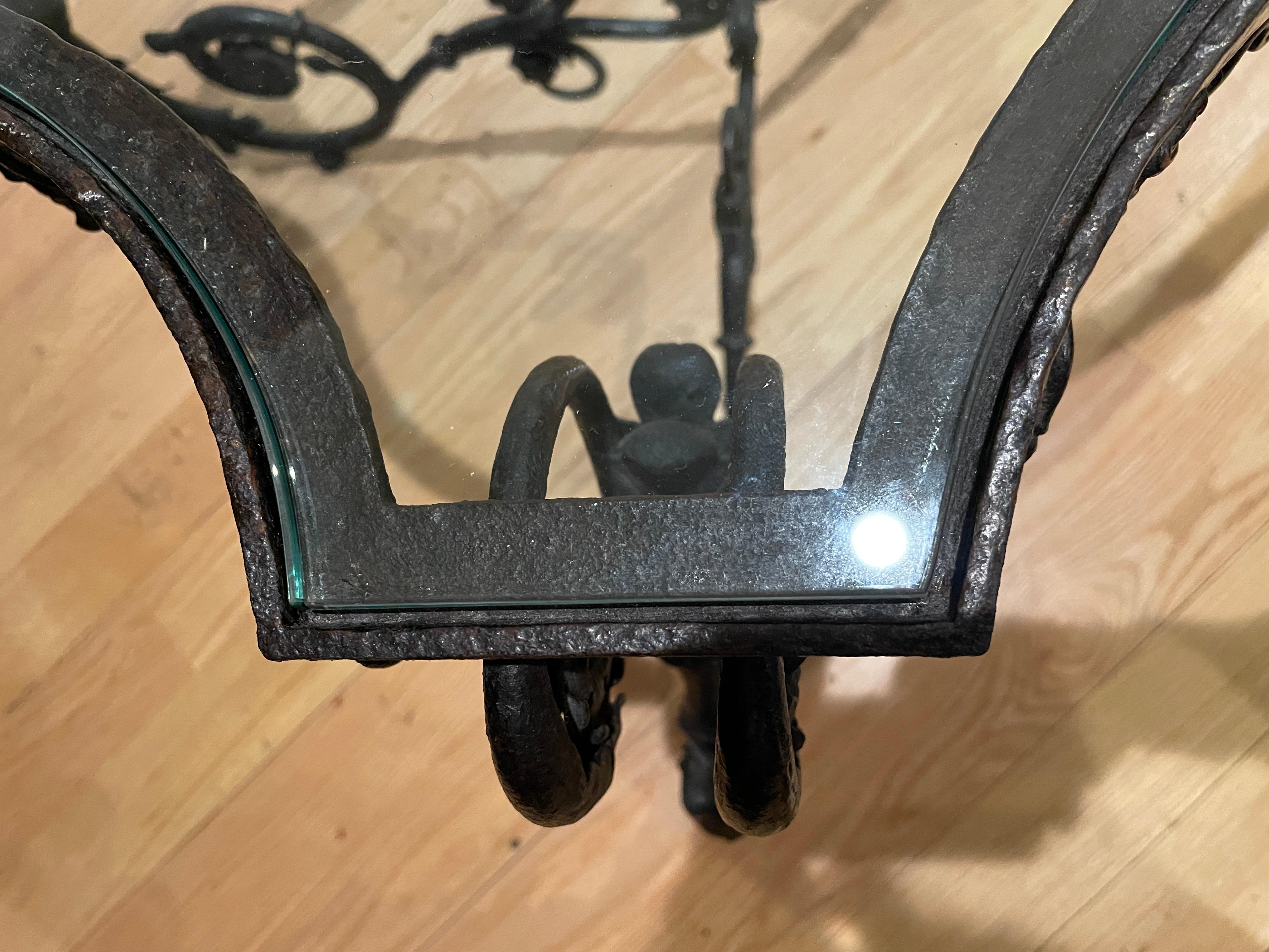 Hand Wrought Iron Low Table For Sale 2