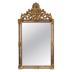 Rococo‑Style Giltwood Mirror by Deknudt, Belgium, 20th Century