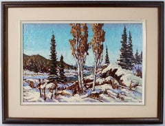 Late Autumn (Poplars)