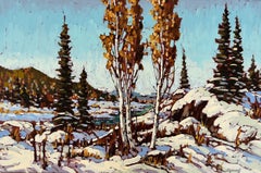 Late Autumn (Poplars)