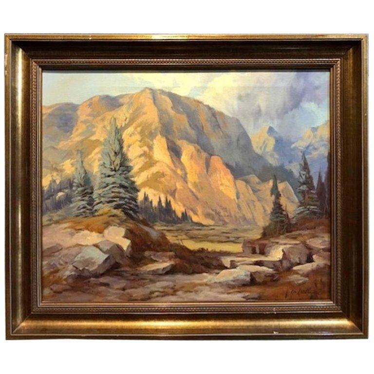 Rod Goebel Landscape Painting - Mountain Landscape