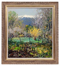 ROD GOEBEL Original OIL PAINTING On CANVAS Signed SOUTHWEST LANDSCAPE Art