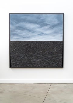 Engineer's Dream - Contemporary Mixed Media Painting on Wood