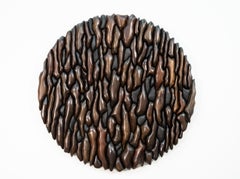 Roots and Ashes - modern, contemporary, ash, walnut, stained wood wall sculpture