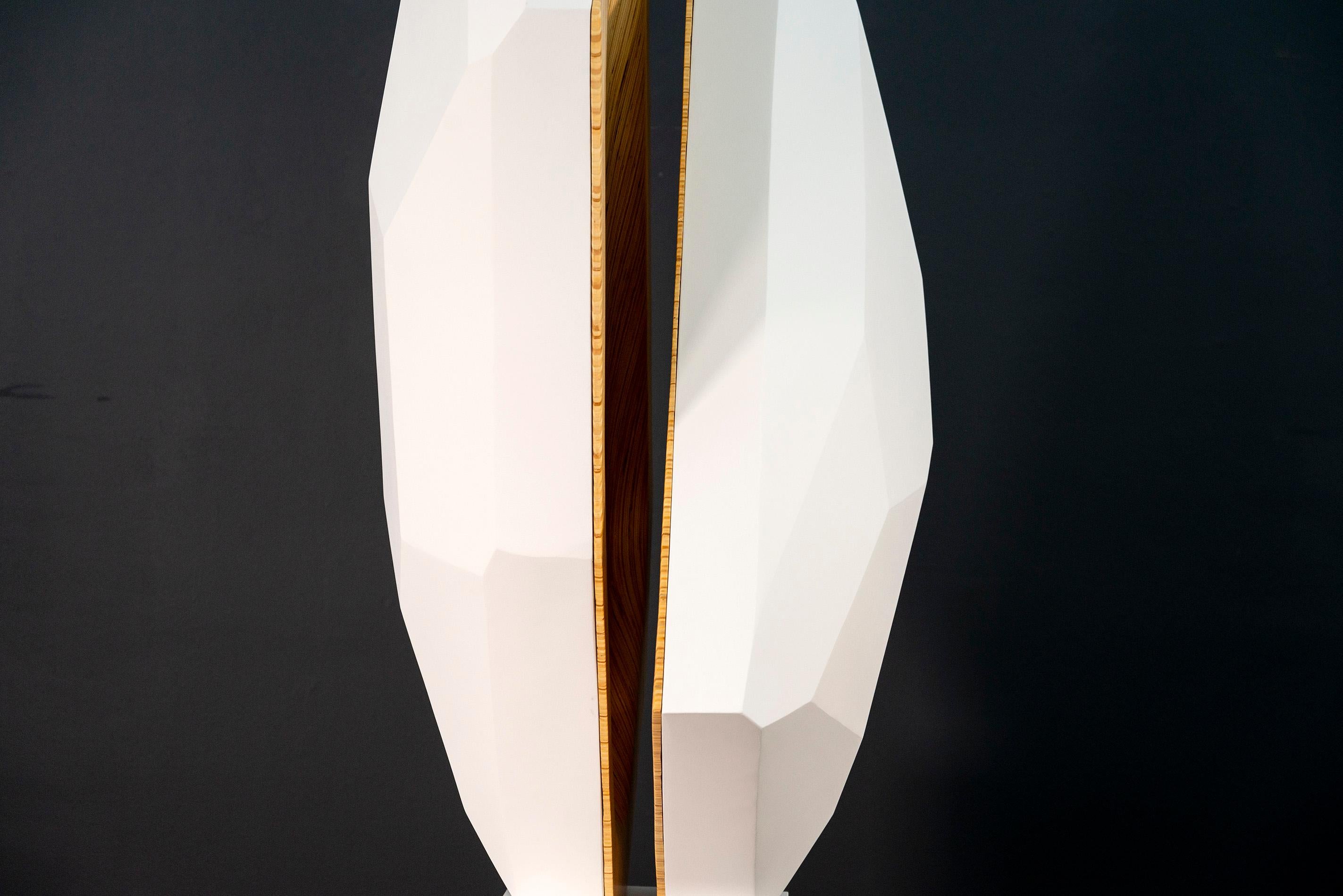 Sailing Arcs - tall, modern, contemporary, abstract, wood, fibreglass, sculpture For Sale 3