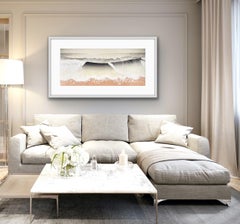 Red Sand, Woodcut print, Traditional Japanese style print, Beach House Art