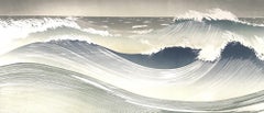 Tide Race, Japanese Woodcut Art, Ocean Art, Art for your Beach House, Coastal