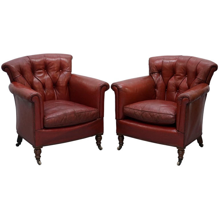 Rod Stewart Es Home Howard And Son S, Leather Arm Chairs