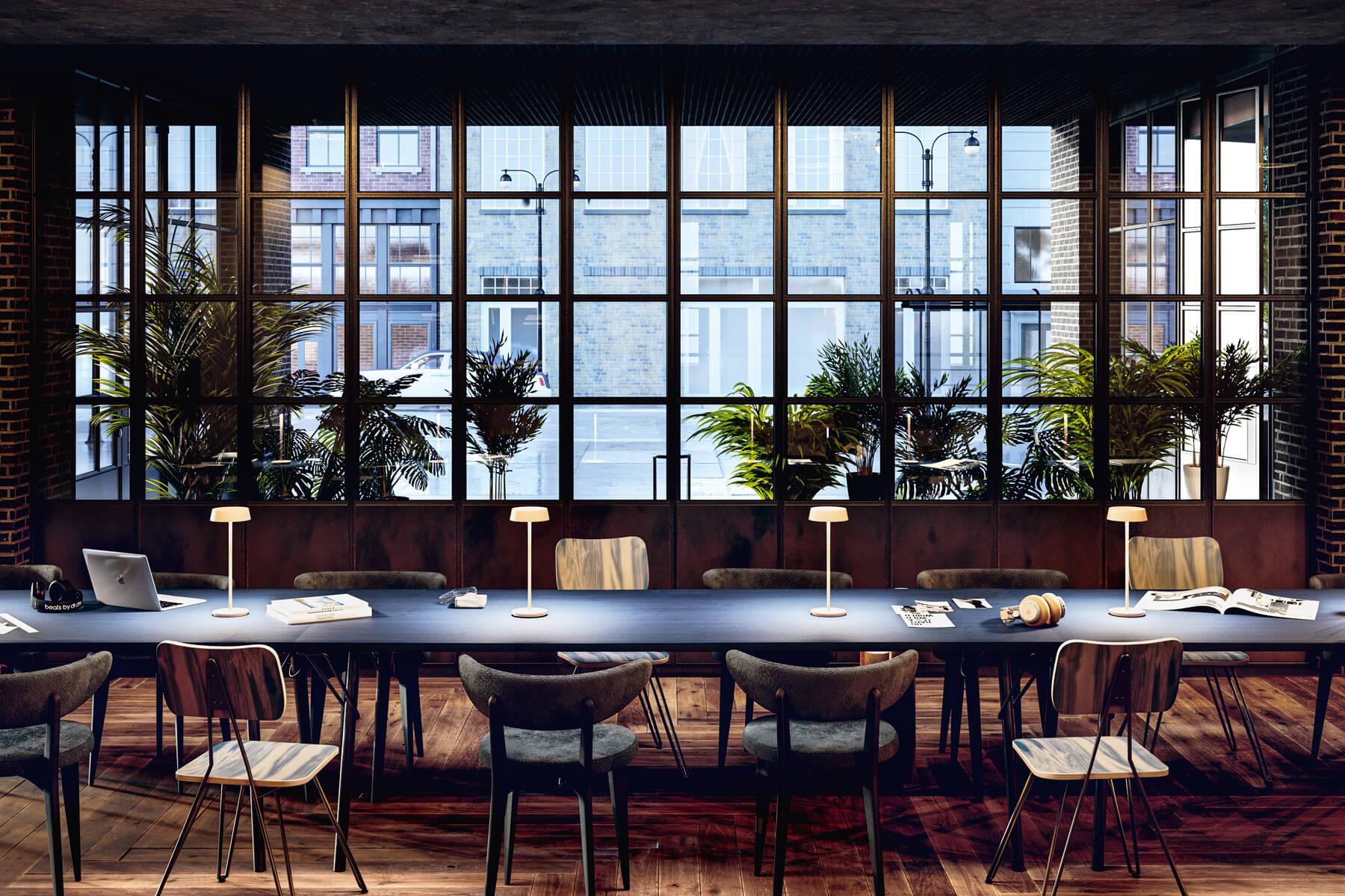 Lámpara de mesa ROD en asfalto oscuro by Diesel Living with Lodes en venta 4