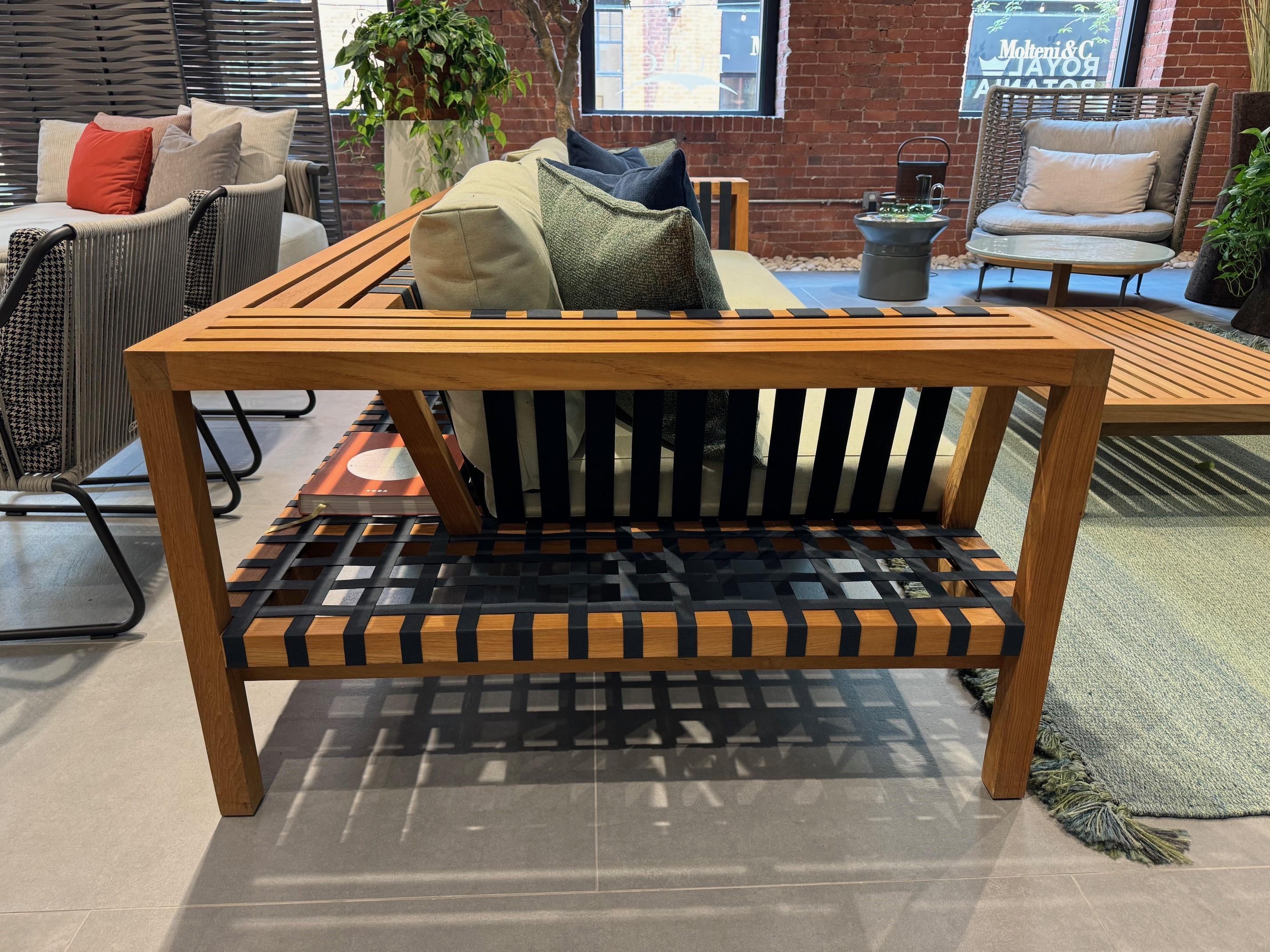 Roda Outdoor Furniture Set - Network Sofa, Laze Rocking Chair, Tables and Rug In Excellent Condition In Boston, MA