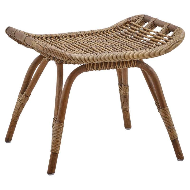 Rattan Style Bar Stool For Sale at 1stDibs | rattan style bar stools
