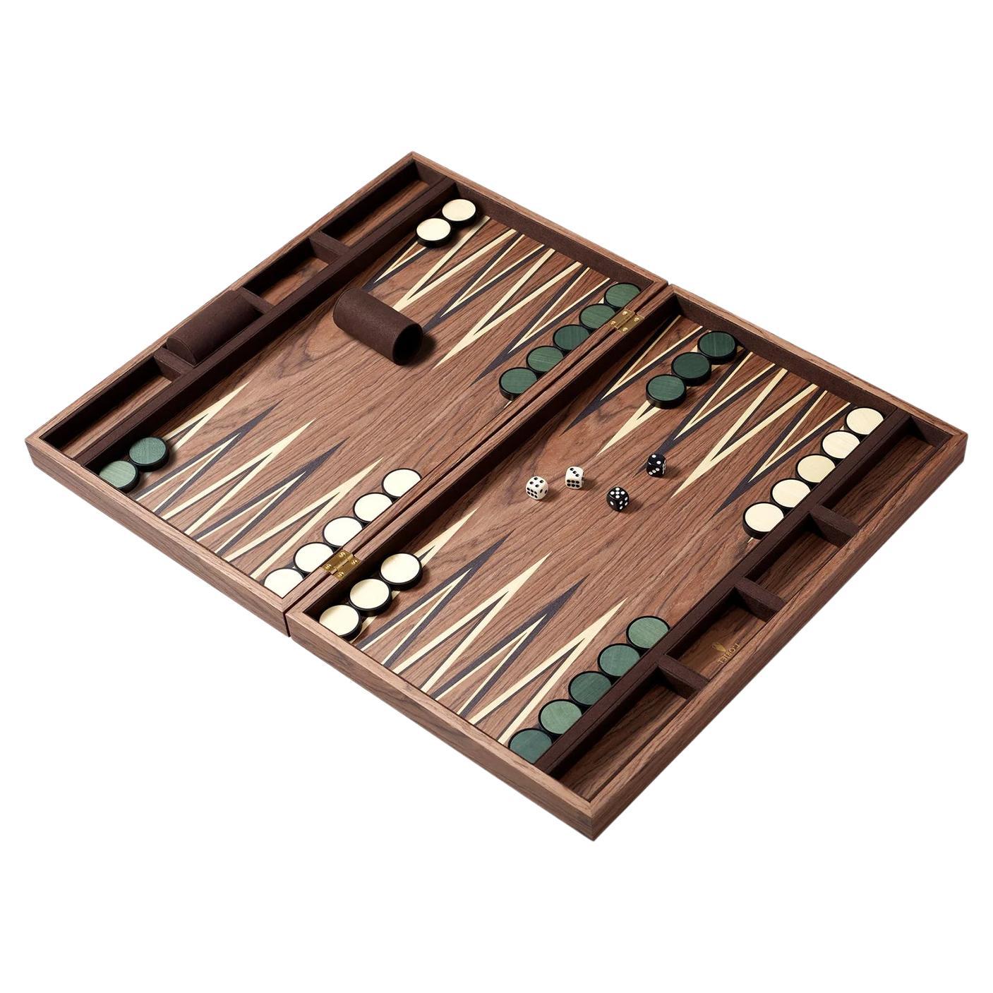 What size is a professional backgammon board?