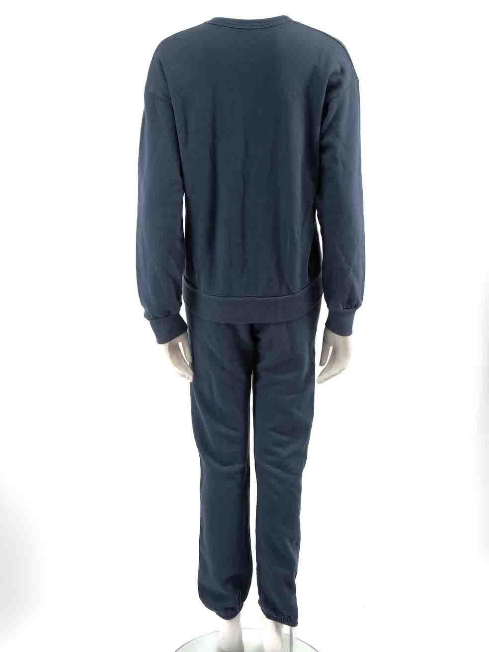 Black Rodarte Blue Logo Print Track Set Size XS For Sale