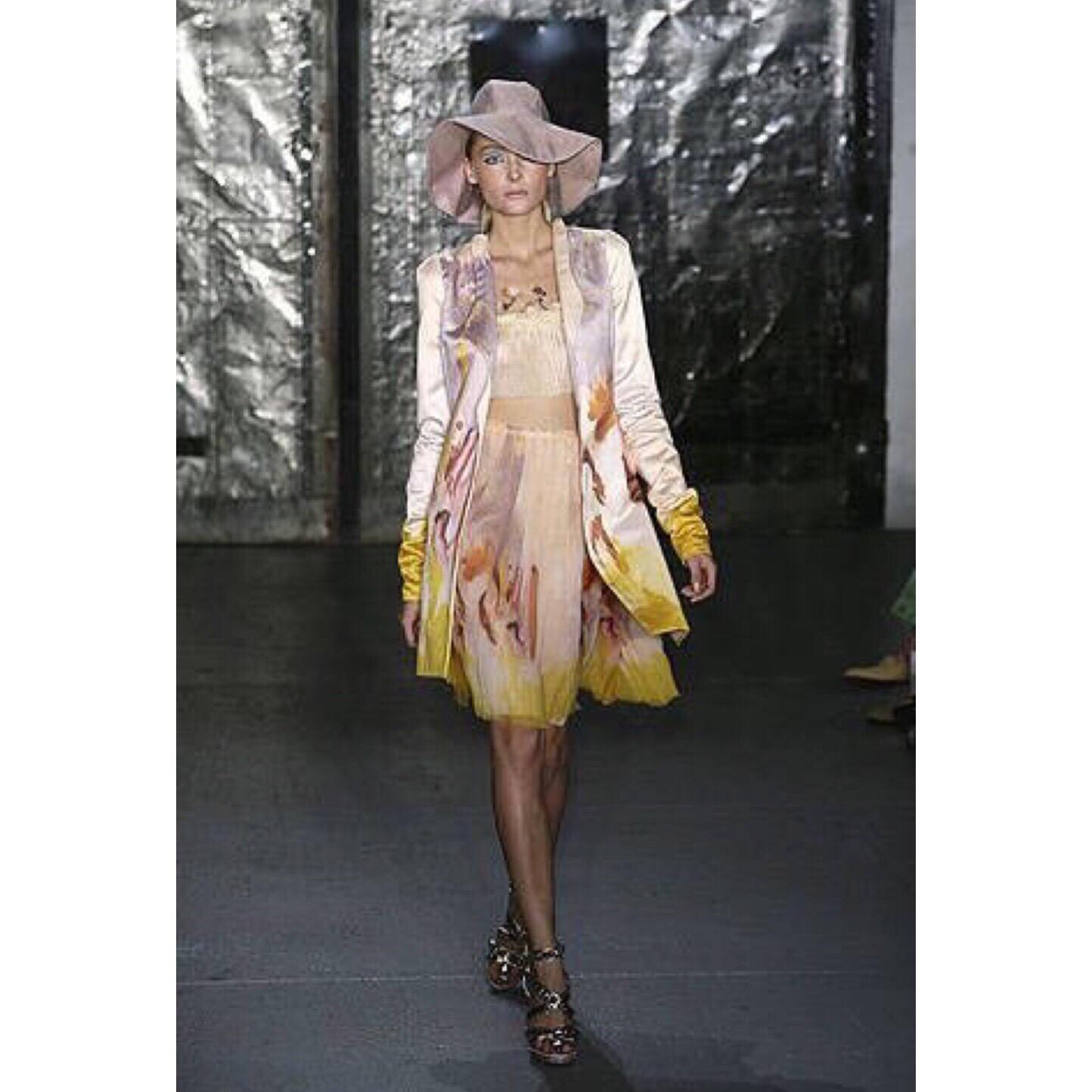 Women's or Men's Rodarte Watercolor Jacket Runway Spring , 2008