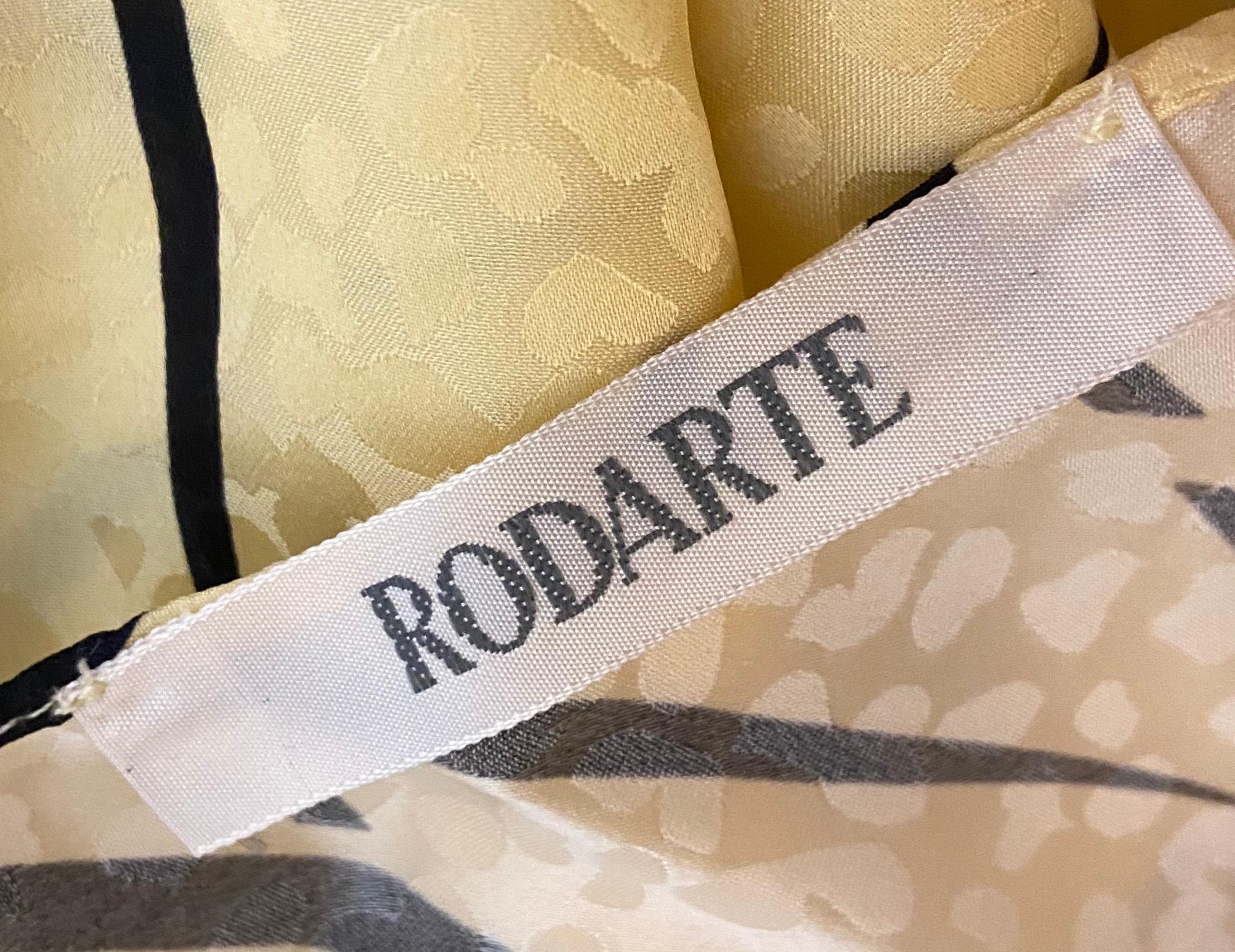 Rodarte Gelbes Slip-Kleid aus Seide mit Korsagenverzierung Damen im Angebot