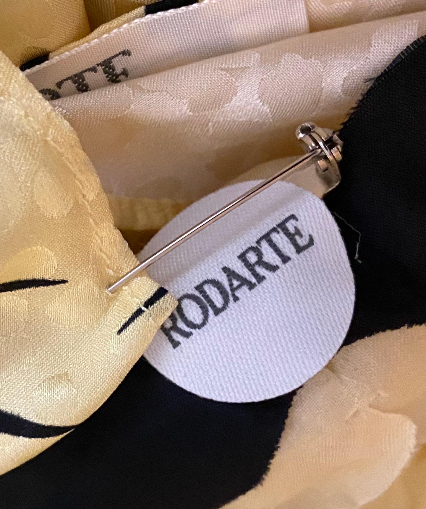 Rodarte yellow silk corsage embellished slip dress For Sale 2