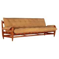 Rodeio Sofa in Hardwood, by Jean Gillon, Brazilian Midcentury Modern
