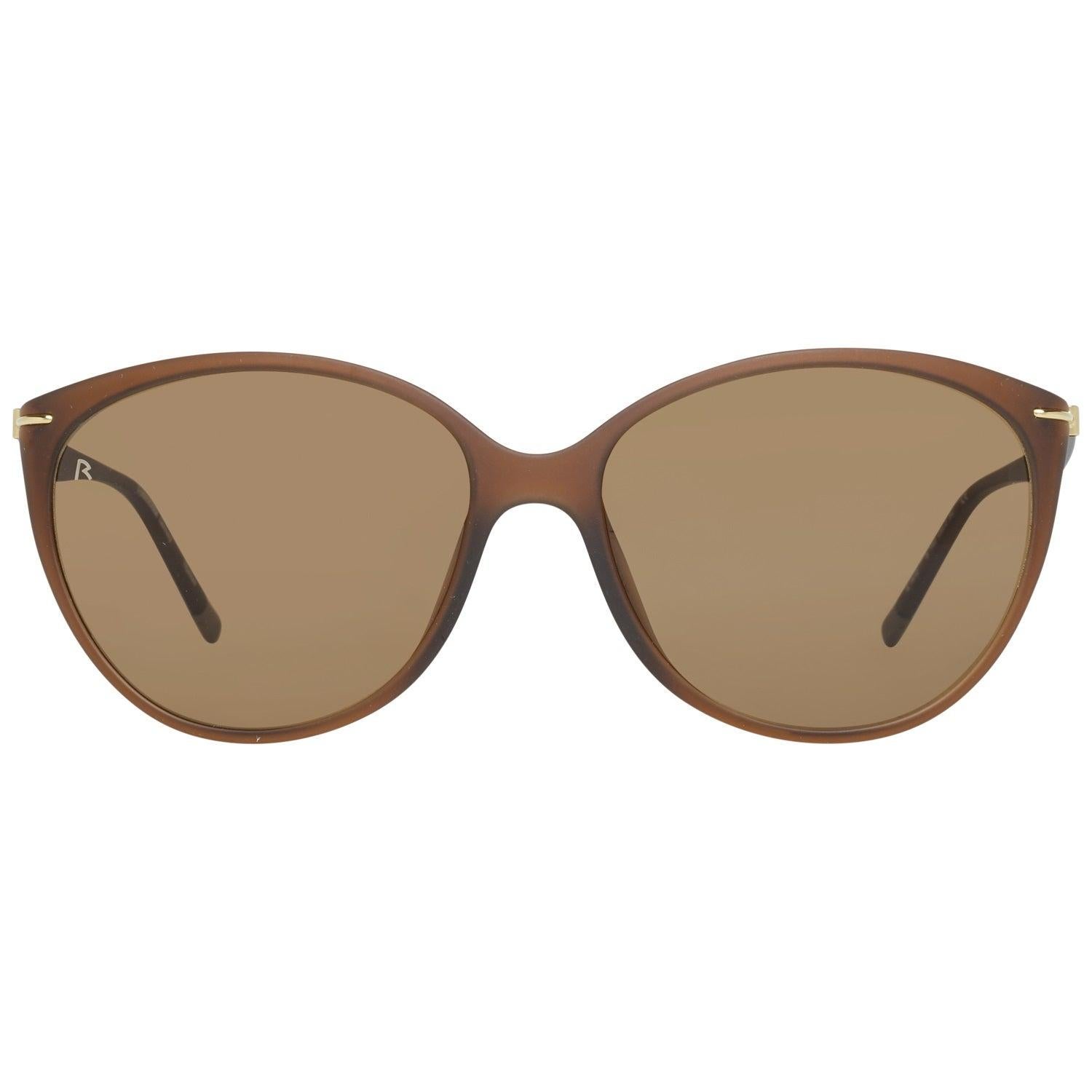 Rodenstock Mint Women Brown Sunglasses R7412 B 57 57-16-141 mm 1