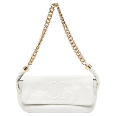Chanel Rodeo Drive Flap Bag White