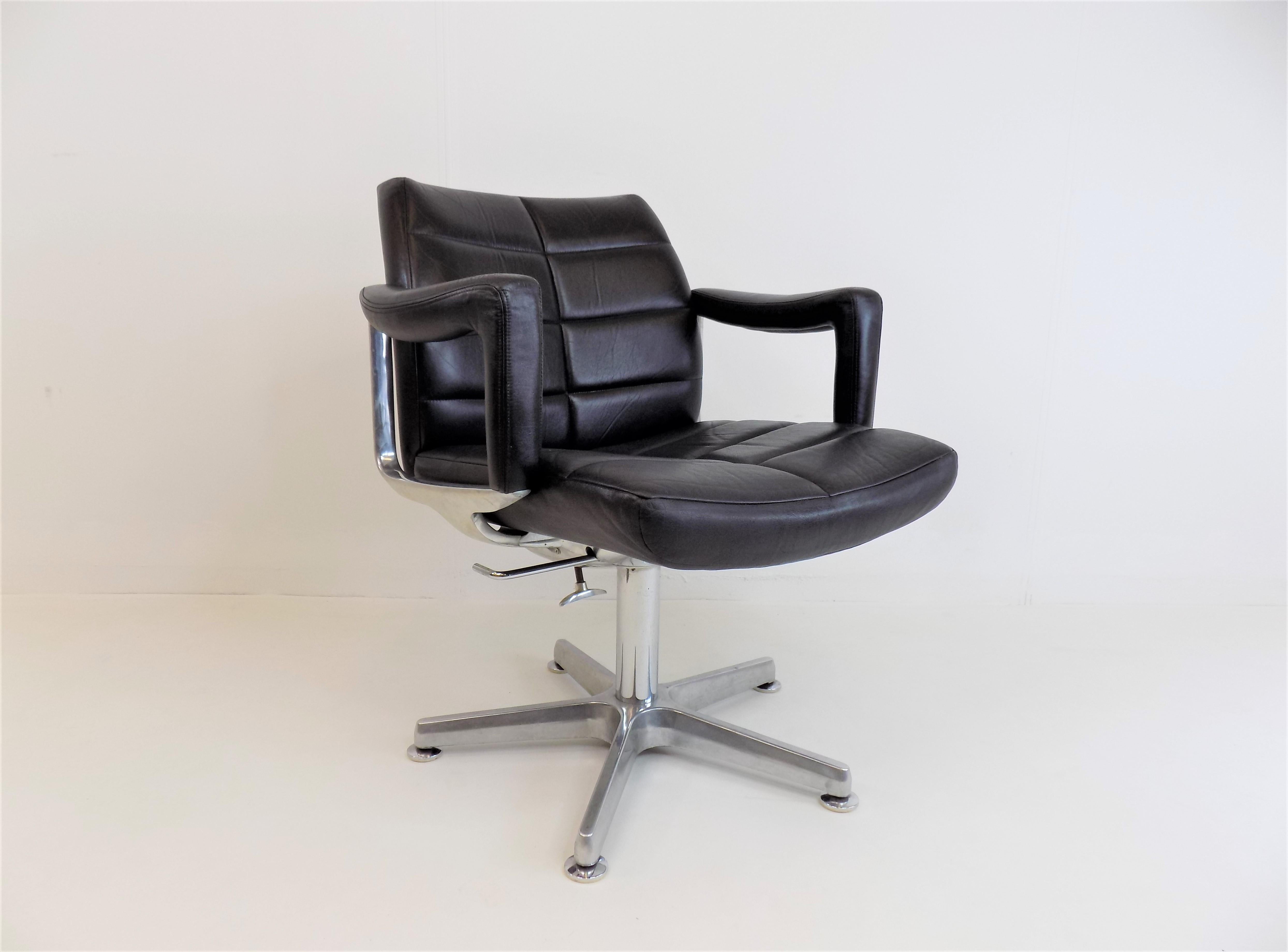 Röder Söhne Leather Office Chair by Miller Borgsen 2