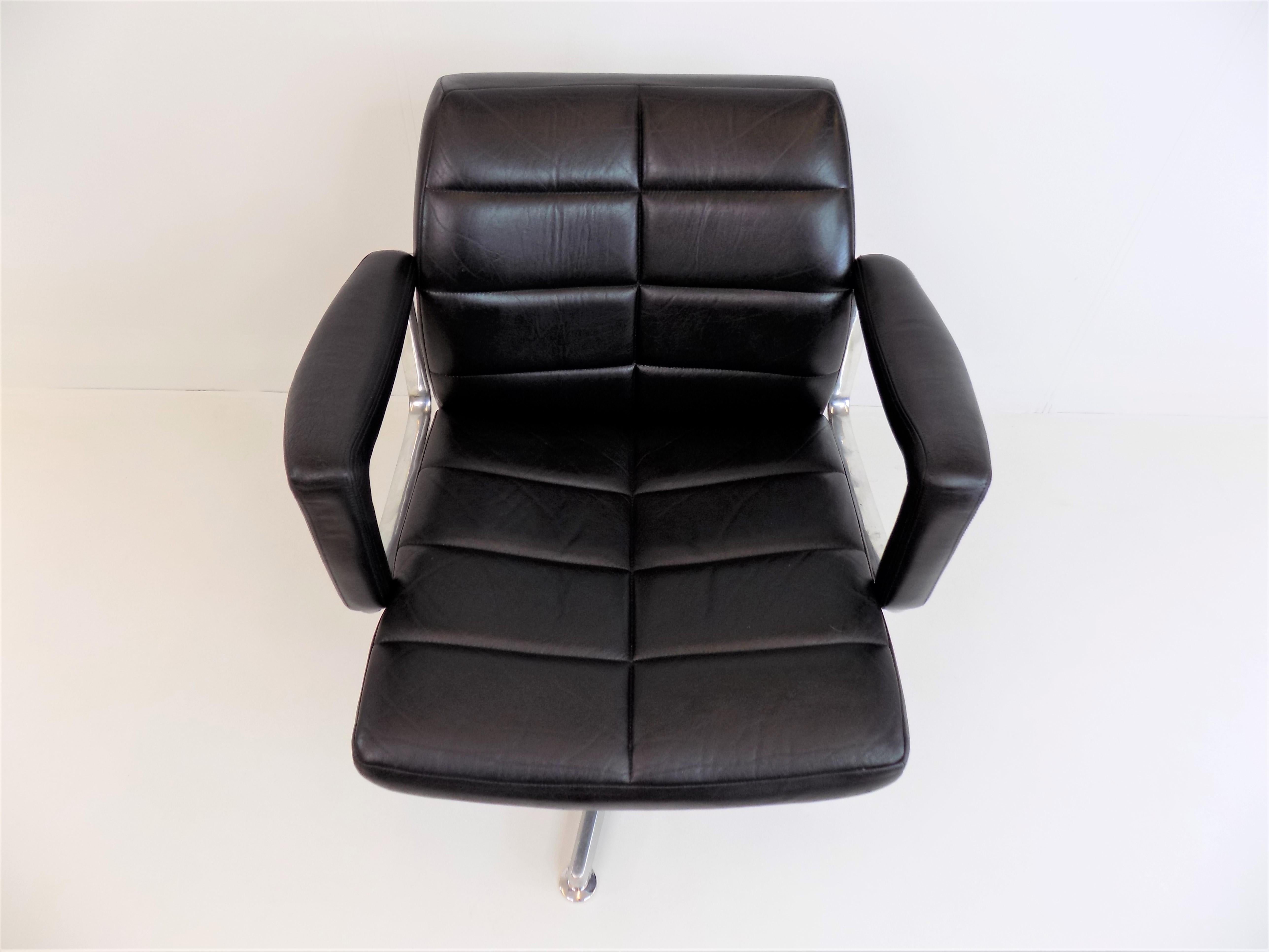 Röder Söhne Leather Office Chair by Miller Borgsen 5