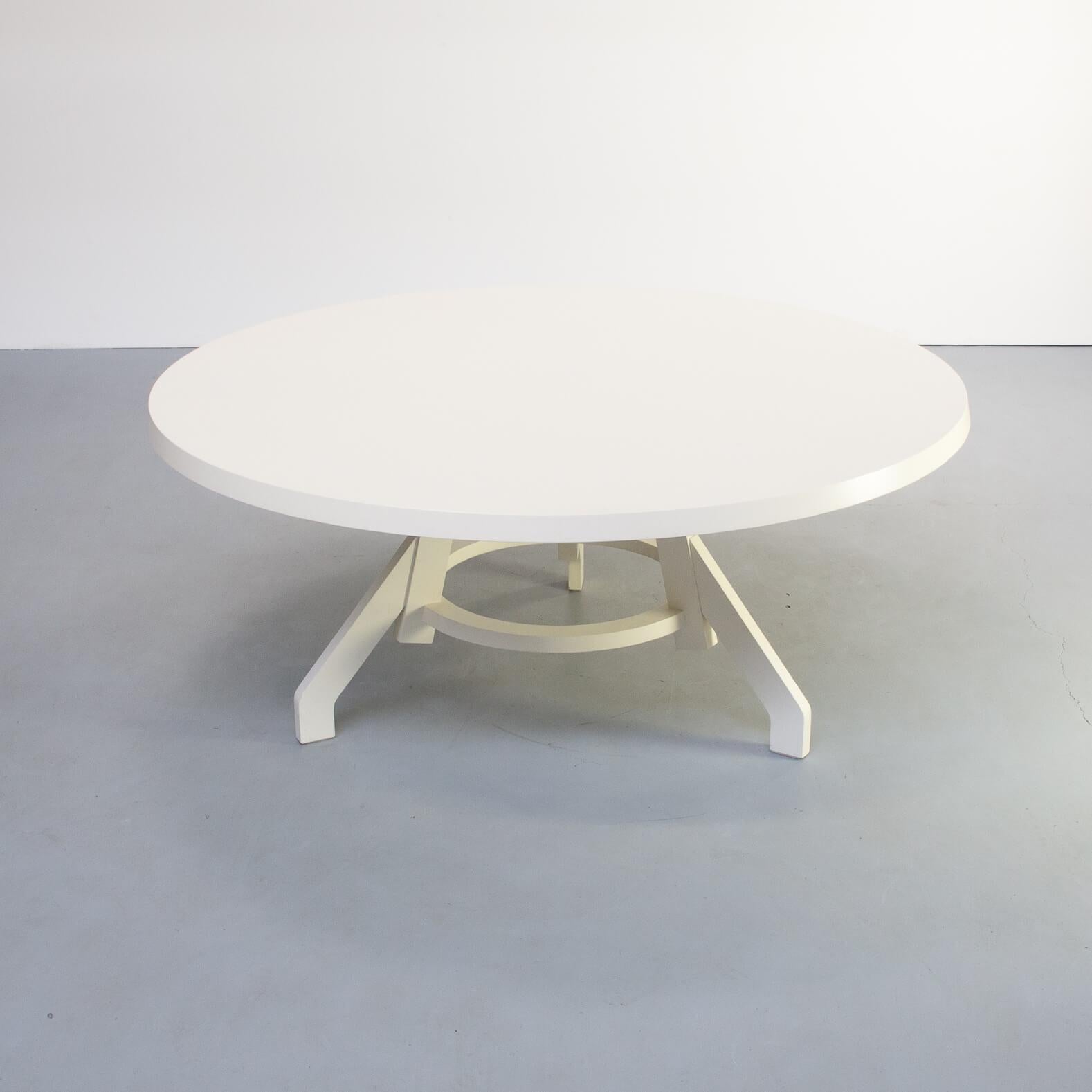 Dutch Roderick VOS 'popov’ Round Dining Table for Linteloo For Sale