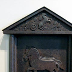 Cavalli di San Marcos, scultura in acciaio da appendere alla parete