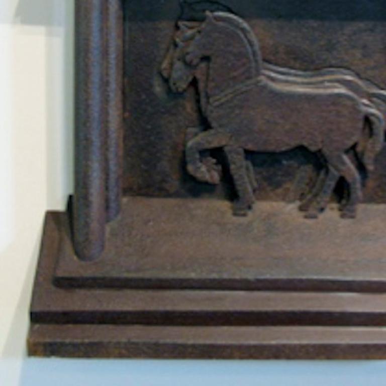 Horses of San Marcos, steel wall hanging sculpture - Contemporary Sculpture by Rodger Jacobsen