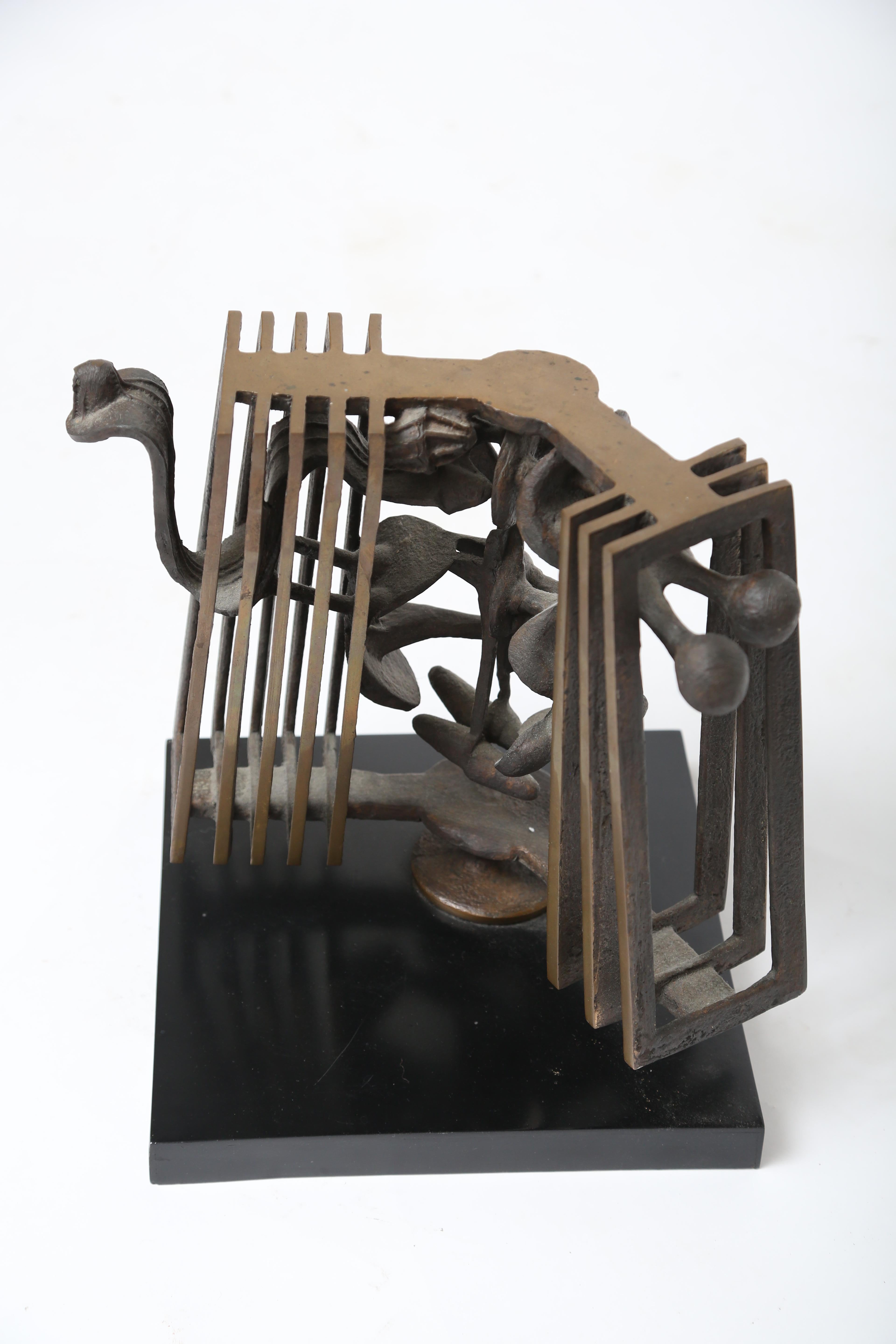 Rodger Mack was a graduate of Cranbrook Acadamy.
He moved to Syracuse in 1968 where 
He was head of the Sculpture Department at Syracuse university.
He established the Triangle Artists workshop with Anthony Caro.
He had numerous exhibitions in