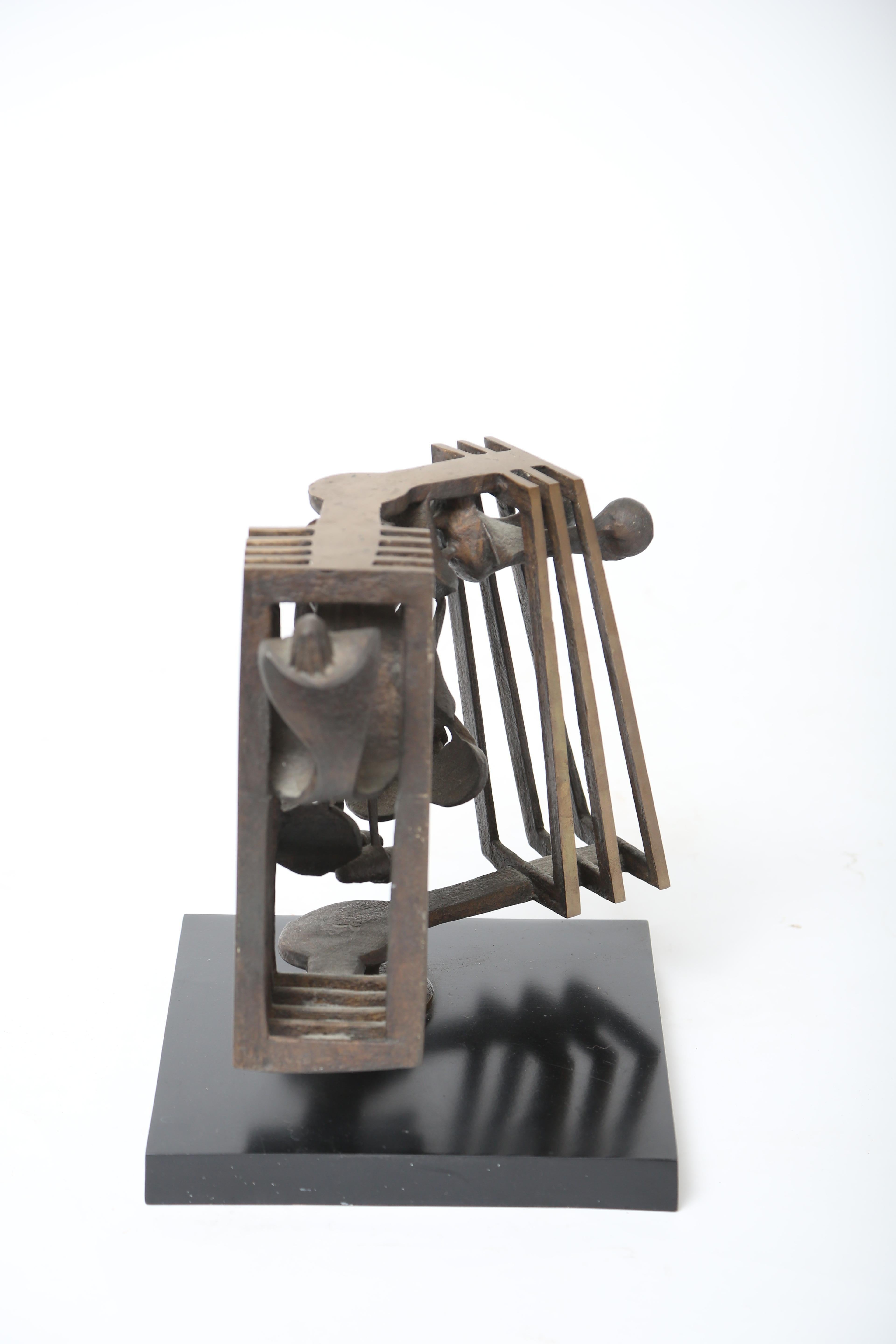 Milieu du XXe siècle Sculpture en bronze de Rodger Mack en vente
