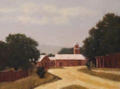 A Village in New Mexico, Oil Painting